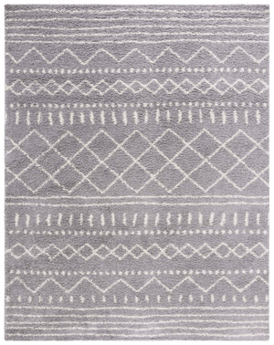 Safavieh Arizona Shag 741 Power Loomed Rug Grey / Ivory 11' x 15' ASG741G-1115