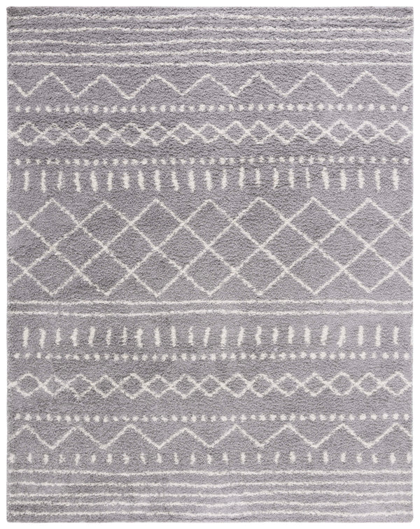 Safavieh Arizona Shag 741 Power Loomed Rug Grey / Ivory 11' x 15' ASG741G-1115