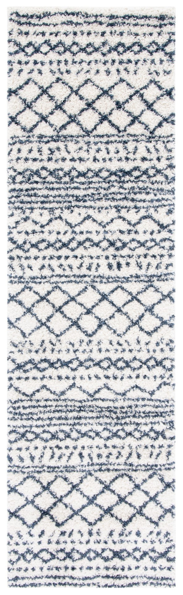 Safavieh Arizona Shag 741 Power Loomed Rug Ivory / Slate 60% Polypropylene, 35% Jute, 5% Polyester