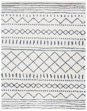 Safavieh Arizona Shag 741 Power Loomed Rug Ivory / Slate 60% Polypropylene, 35% Jute, 5% Polyester