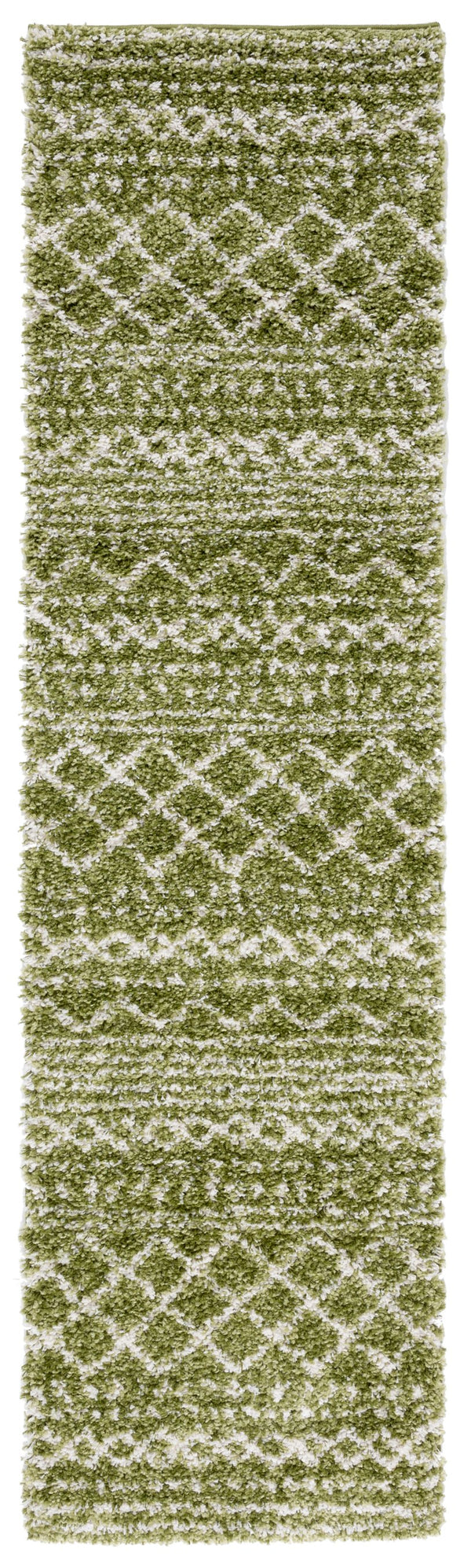 Safavieh Arizona Shag Area Rug - Elegant Geometric Design In Ivory And Beige For Cozy Home Decor Solutions Green ,Ivory 70% Polypropylene  22% Jute  8% Polyester Asg741x-3sq