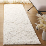 Safavieh Arizona Shag 743 Power Loomed Rug Ivory / Beige 10' X 10' Square ASG743A-10SQ