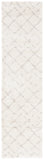 Safavieh Arizona Shag 743 Power Loomed Rug Ivory / Beige 10' X 10' Square ASG743A-10SQ