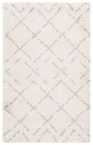 Safavieh Arizona Plush Ivory Beige Turkish Runner Rug — Deep Shag Pile, Durable Power-Loomed Comfort For Hallways 2'-3" x 20'-0" ASG743A-220