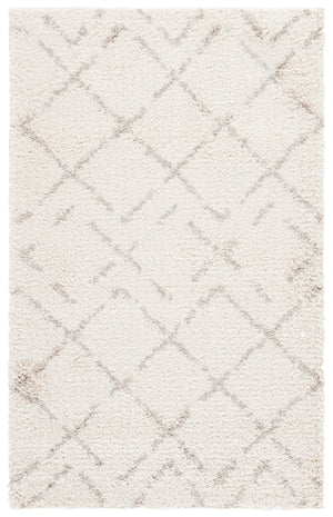 Safavieh Arizona Area Rug - Luxurious Shag Design In Soft Ivory And Beige - Elevate Your Home Decor Today! Ivory ,Beige 70% Polypropylene  22% Jute  8% Polyester Asg743a-68ov