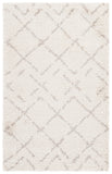 Safavieh Arizona Shag 743 Power Loomed Rug Ivory / Beige 10' X 10' Square ASG743A-10SQ