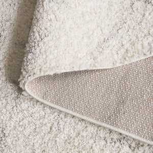 Safavieh Arizona Area Rug - Luxurious Shag Design In Soft Ivory And Beige - Elevate Your Home Decor Today! Ivory ,Beige 70% Polypropylene  22% Jute  8% Polyester Asg743a-68ov