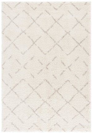 Safavieh Arizona Shag 743 Power Loomed Rug Ivory / Beige 10' X 10' Square ASG743A-10SQ
