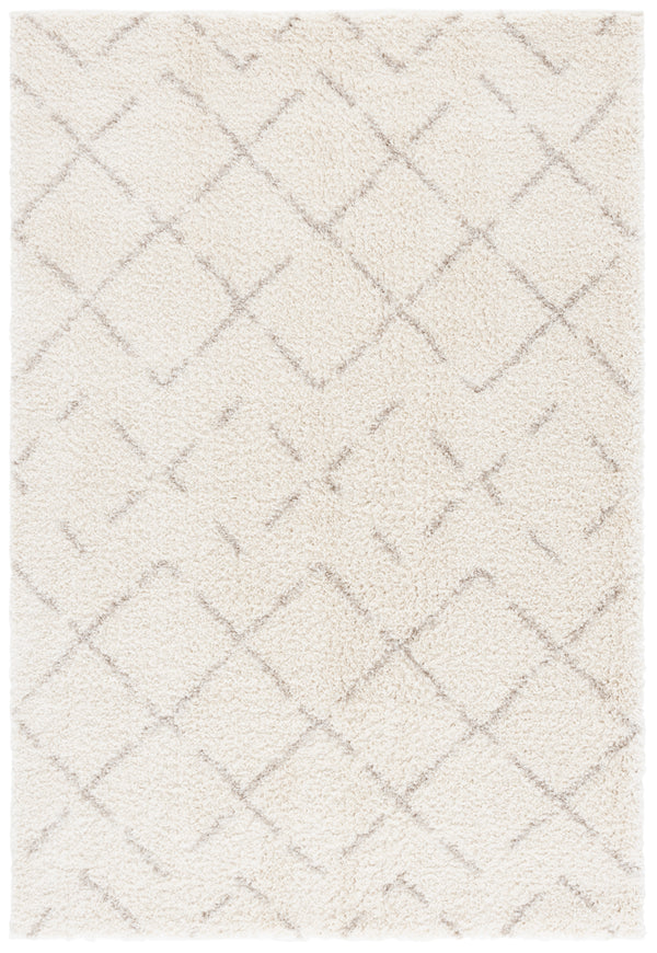 Safavieh Arizona Shag 743 Power Loomed Rug Ivory / Beige 10' X 10' Square ASG743A-10SQ