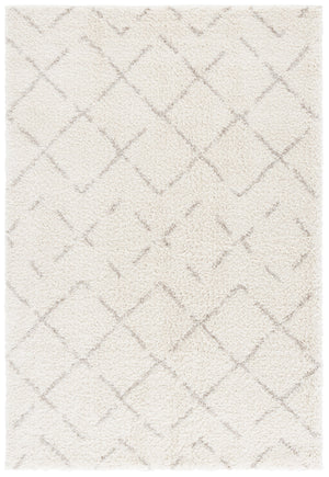 Safavieh Arizona Ivory Beige Shag Rug — Plush 1.625" Pile, Power‑Loomed Turkey, Durable Jute Blend Elegance 12'-0" x 12'-0" ASG743A-12SQ