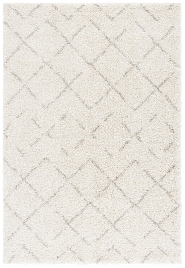 Safavieh Arizona Area Rug - Luxurious Shag Design In Soft Ivory And Beige - Elevate Your Home Decor Today! Ivory ,Beige 70% Polypropylene  22% Jute  8% Polyester Asg743a-68ov