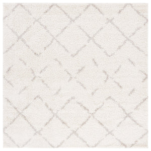 Safavieh Arizona Shag 743 Power Loomed Rug Ivory / Beige 10' X 10' Square ASG743A-10SQ