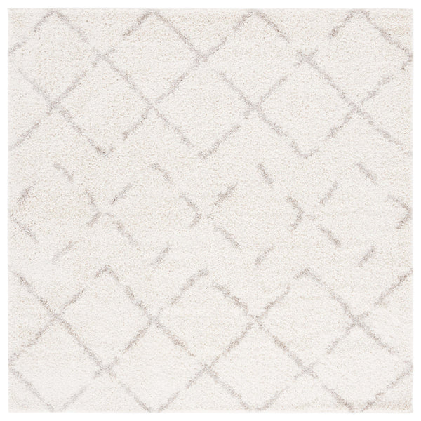 Safavieh Arizona Area Rug - Luxurious Shag Design In Soft Ivory And Beige - Elevate Your Home Decor Today! Ivory ,Beige 70% Polypropylene  22% Jute  8% Polyester Asg743a-68ov