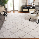 Safavieh Arizona Shag 743 Power Loomed Rug Ivory / Beige 10' X 10' Square ASG743A-10SQ