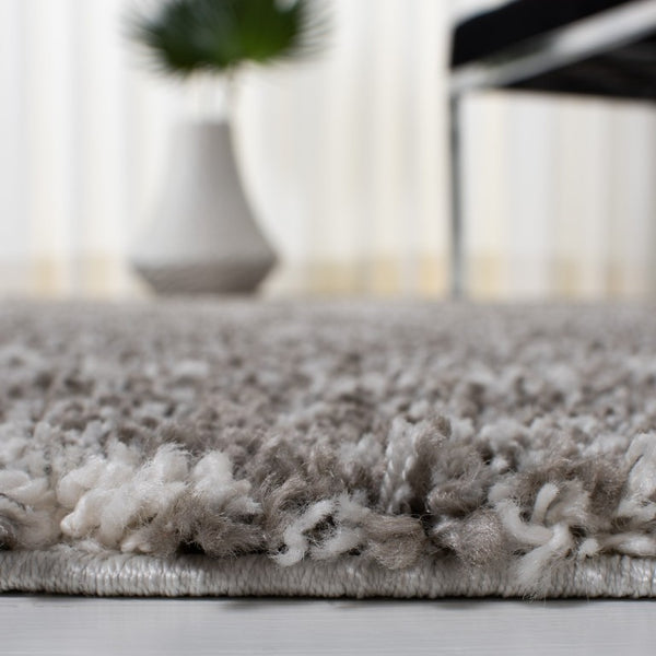 Safavieh Arizona Shag Plush Polypropylene Area Rug in Warm Brown Ivory for Living Rooms ASG743B-68