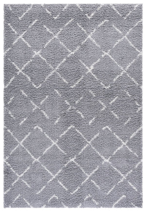 Safavieh Arizona Area Rug - Luxurious Shag Design In Soft Ivory And Beige - Elevate Your Home Decor Today! Grey ,Ivory 70% Polypropylene  22% Jute  8% Polyester Asg743d-68ov