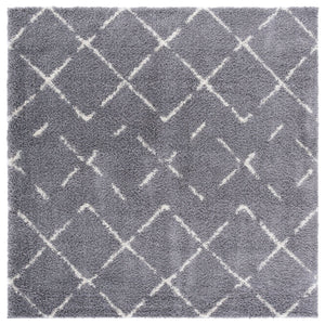 Safavieh Arizona Area Rug - Luxurious Shag Design In Soft Ivory And Beige - Elevate Your Home Decor Today! Grey ,Ivory 70% Polypropylene  22% Jute  8% Polyester Asg743d-68ov