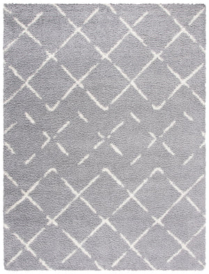 Safavieh Arizona Area Rug - Luxurious Shag Design In Soft Ivory And Beige - Elevate Your Home Decor Today! Grey ,Ivory 70% Polypropylene  22% Jute  8% Polyester Asg743d-68ov
