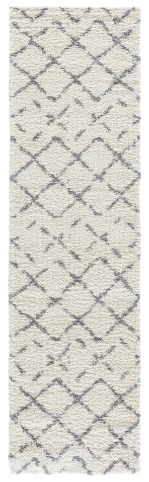 Safavieh Arizona Plush Shag Flokati Rug Ivory & Grey — Power-Loomed In Turkey, Deep Pile Cozy Texture 8'-0" x 10'-0" ASG743F-8