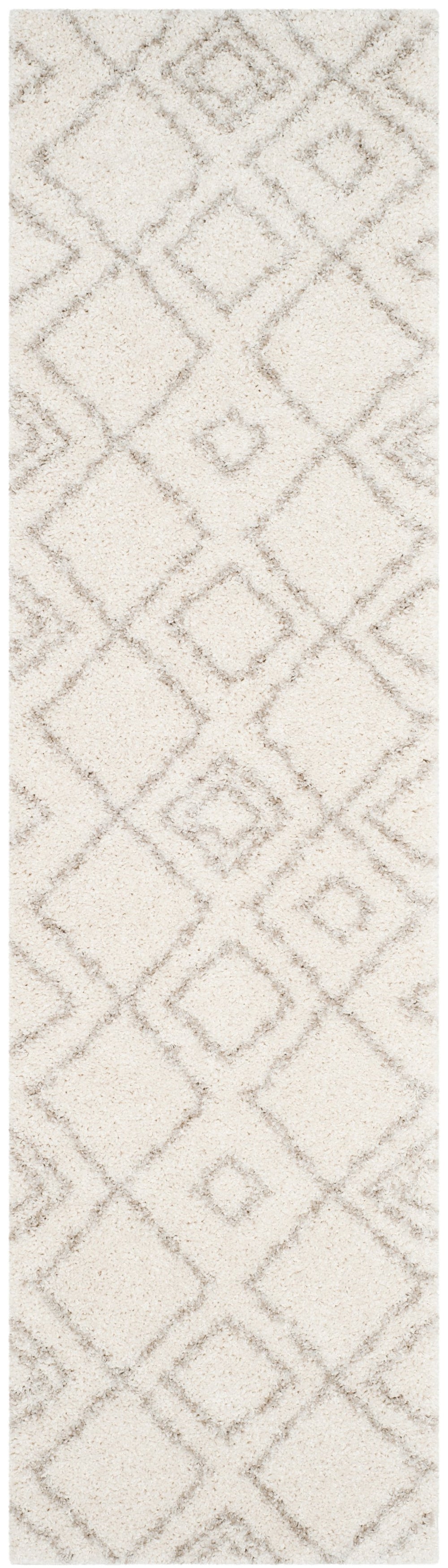 Safavieh Arizona Plush Shag Rug 6X8 In Ivory Beige — 1.625" Pile, Flokati Texture, Durable Power-Loomed Turkey ASG744A-68