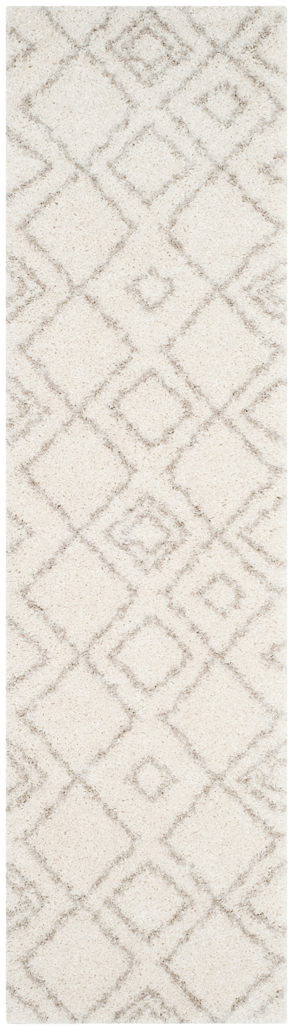 Safavieh Arizona Plush Shag Rug 6X8 In Ivory Beige — 1.625" Pile, Flokati Texture, Durable Power-Loomed Turkey ASG744A-68