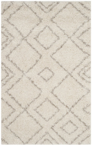 Safavieh Arizona Plush Shag Rug 6X8 In Ivory Beige — 1.625" Pile, Flokati Texture, Durable Power-Loomed Turkey ASG744A-68