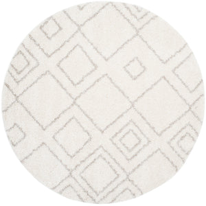 Safavieh Arizona Plush Shag Rug 6X8 In Ivory Beige — 1.625" Pile, Flokati Texture, Durable Power-Loomed Turkey ASG744A-68