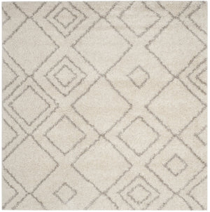 Safavieh Arizona Plush Shag Rug 6X8 In Ivory Beige — 1.625" Pile, Flokati Texture, Durable Power-Loomed Turkey ASG744A-68