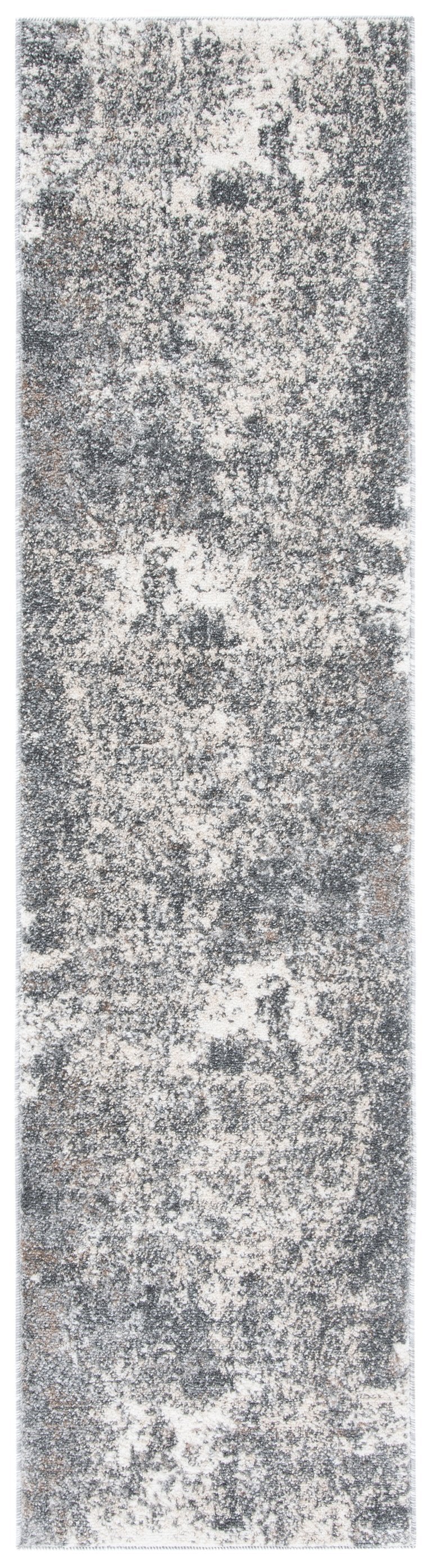 Safavieh Aston Elegant Area Rug - Modern Power Loomed Design For Living Room, Dining, Or Bedroom Decor Grey ,Ivory 80% Polypropylene,20% Polyester Asn705f-10