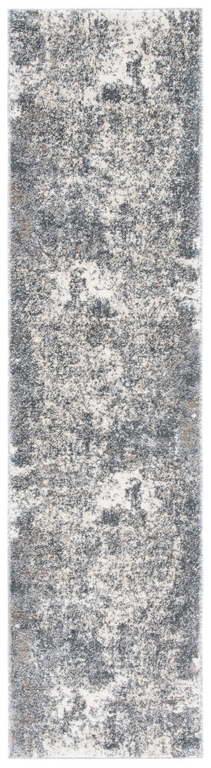 Safavieh Aston Elegant Area Rug - Modern Power Loomed Design For Living Room, Dining, Or Bedroom Decor Grey ,Ivory 80% Polypropylene,20% Polyester Asn705f-10