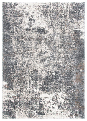 Safavieh Aston Elegant Area Rug - Modern Power Loomed Design For Living Room, Dining, Or Bedroom Decor Grey ,Ivory 80% Polypropylene,20% Polyester Asn705f-10