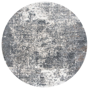 Safavieh Aston Elegant Area Rug - Modern Power Loomed Design For Living Room, Dining, Or Bedroom Decor Grey ,Ivory 80% Polypropylene,20% Polyester Asn705f-10