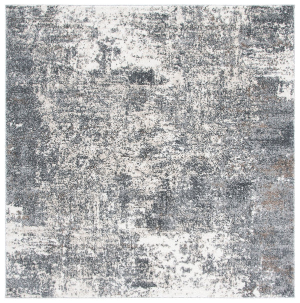 Safavieh Aston Elegant Area Rug - Modern Power Loomed Design For Living Room, Dining, Or Bedroom Decor Grey ,Ivory 80% Polypropylene,20% Polyester Asn705f-10
