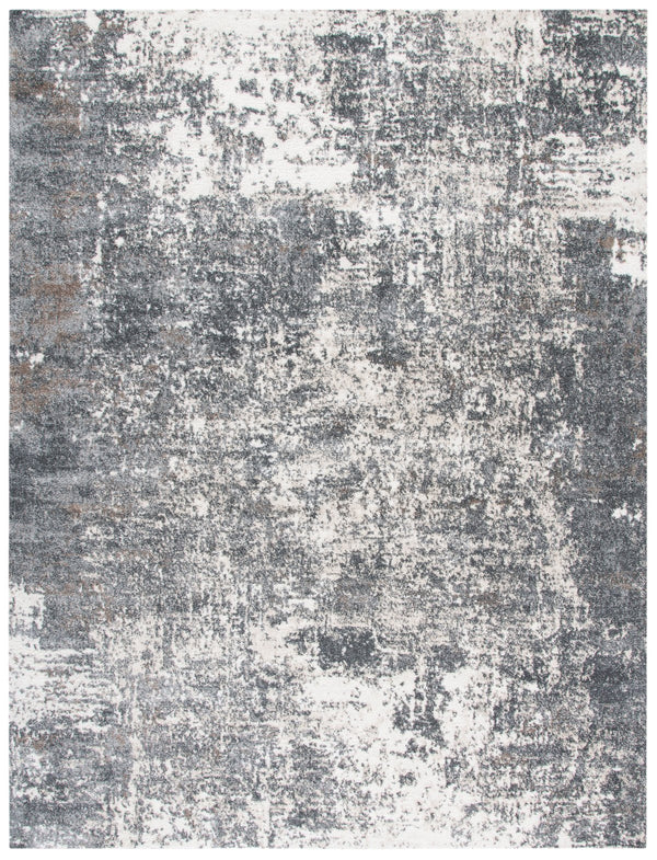 Safavieh Aston Elegant Area Rug - Modern Power Loomed Design For Living Room, Dining, Or Bedroom Decor Grey ,Ivory 80% Polypropylene,20% Polyester Asn705f-10