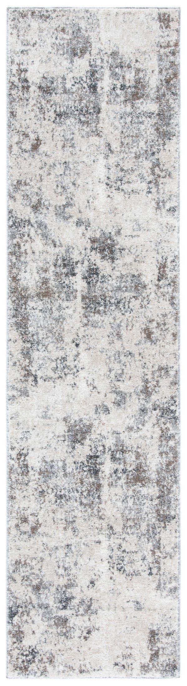 Safavieh Aston Contemporary Area Rug - Luxurious Soft Pile, Power-loomed Elegance For Modern Living Spaces Ivory ,Grey 80% Polypropylene,20% Polyester Asn710a-10