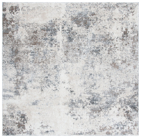 Safavieh Aston Contemporary Area Rug - Luxurious Soft Pile, Power-loomed Elegance For Modern Living Spaces Ivory ,Grey 80% Polypropylene,20% Polyester Asn710a-10