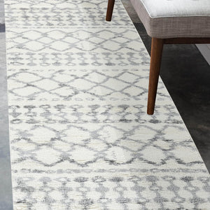 Amer Rugs Aspen Moroccan Inspired Shag Runner Rug - Elevate Your Space With Timeless Elegance And Comfort Ivory Polypropylene Asp12210