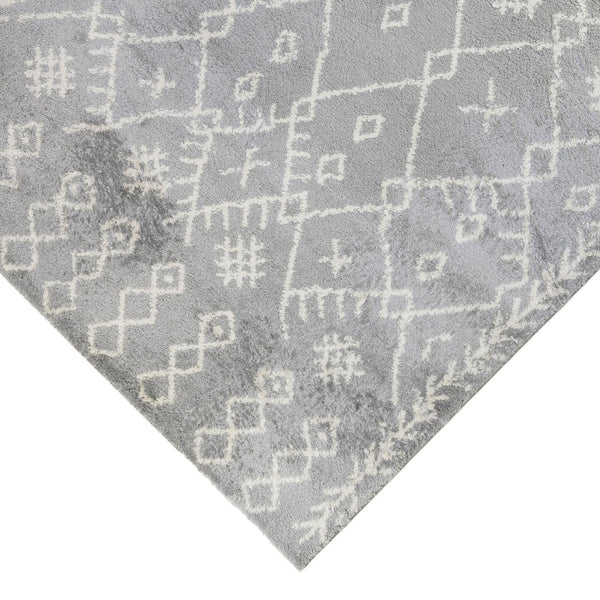 Amer Rugs Aspen Moroccan Inspired Shag Runner Rug - Elevate Your Space With Timeless Elegance And Comfort Gray Polypropylene Asp20576