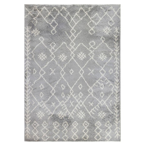 Amer Rugs Aspen Moroccan Inspired Shag Runner Rug - Elevate Your Space With Timeless Elegance And Comfort Gray Polypropylene Asp20576