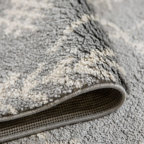 Amer Rugs Aspen Moroccan Inspired Shag Runner Rug - Elevate Your Space With Timeless Elegance And Comfort Gray Polypropylene Asp20576