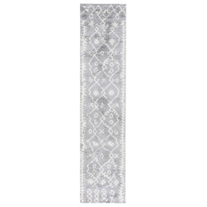 Amer Rugs Aspen Moroccan Inspired Shag Runner Rug - Elevate Your Space With Timeless Elegance And Comfort Gray Polypropylene Asp22210