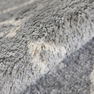 Amer Rugs Aspen Moroccan Inspired Shag Runner Rug - Elevate Your Space With Timeless Elegance And Comfort Gray Polypropylene Asp20576