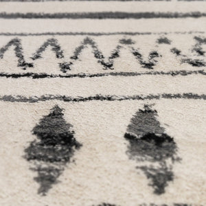 Amer Rugs Aspen Moroccan Inspired Shag Runner Rug - Elevate Your Space With Timeless Elegance And Comfort Cream Polypropylene Asp30203