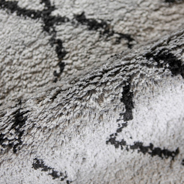 Amer Rugs Aspen Moroccan Inspired Shag Runner Rug - Elevate Your Space With Timeless Elegance And Comfort Light Gray Polypropylene Asp47696