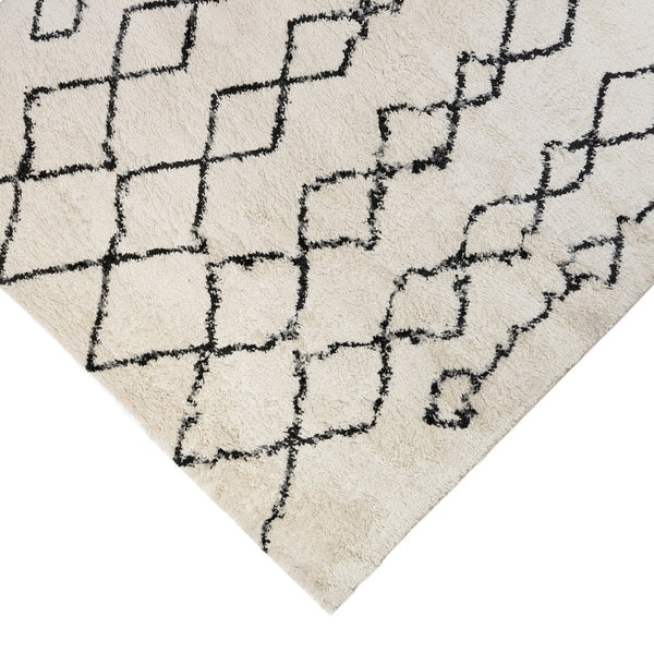 Amer Rugs Aspen Moroccan Inspired Shag Runner Rug - Elevate Your Space With Timeless Elegance And Comfort Cream Polypropylene Asp52210
