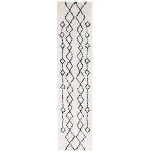 Amer Rugs Aspen Moroccan Inspired Shag Runner Rug - Elevate Your Space With Timeless Elegance And Comfort Cream Polypropylene Asp52210