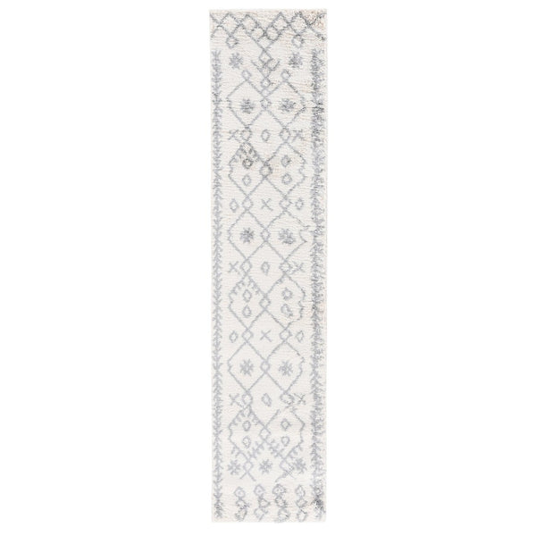 Amer Rugs Aspen Moroccan Inspired Shag Runner Rug - Elevate Your Space With Timeless Elegance And Comfort Ivory Polypropylene Asp62210