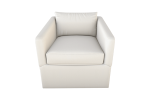 Moss Home Aston Swivel Chair - Transitional Design With Plush Down Feather Cushions For Ultimate Comfort Cloud 100% Olefin Asto-cha-33-celclo