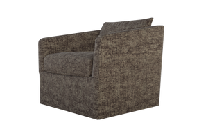 Moss Home Aston Swivel Chair: Embrace Comfort With Plush Down Feather Cushions And Stylish Transitional Design Truffle 100% Polyester Asto-cha-33-covtru