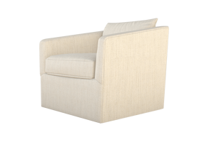 Moss Home Aston Swivel Chair – Embrace Comfort With Plush Down Feather Cushions And Chic Transitional Design Linen 100% Polyester Asto-cha-33-doulin